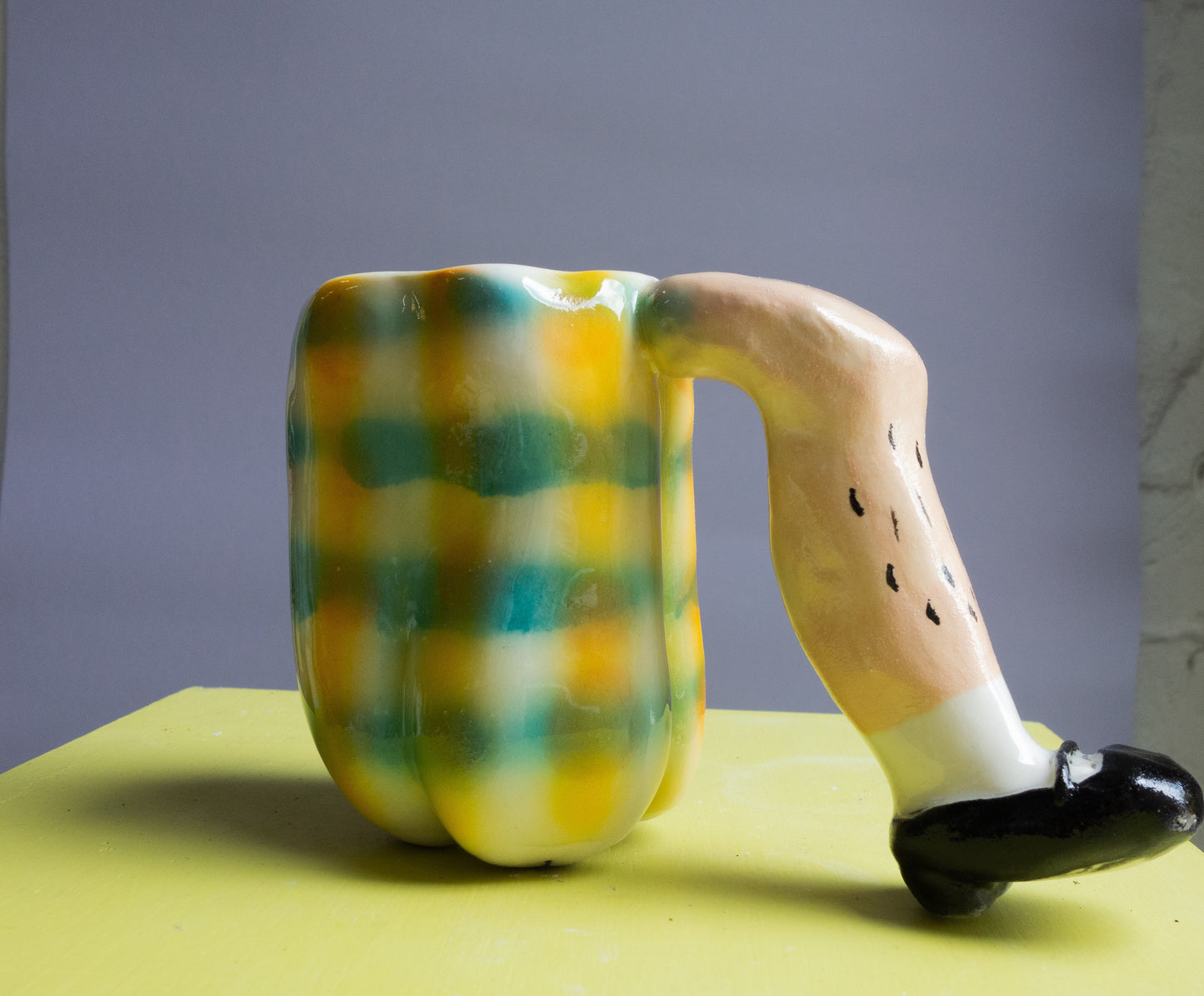 Capsicum Mug With Hairy Leg Handle