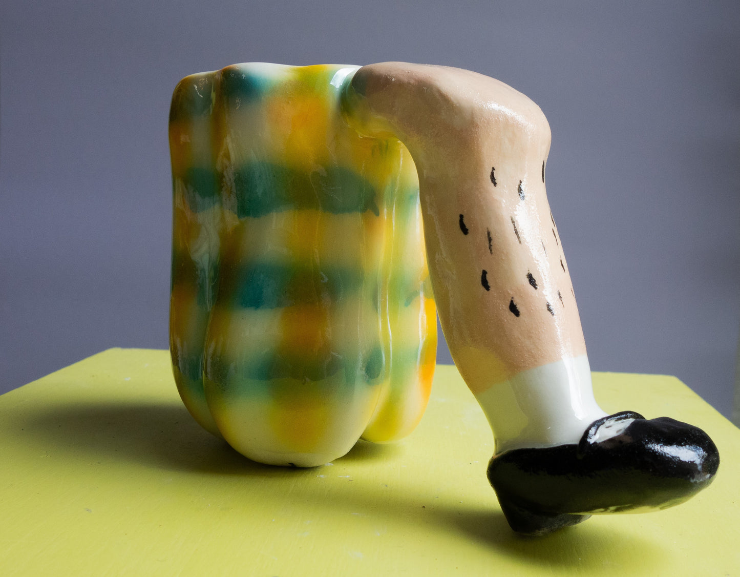 Capsicum Mug With Hairy Leg Handle