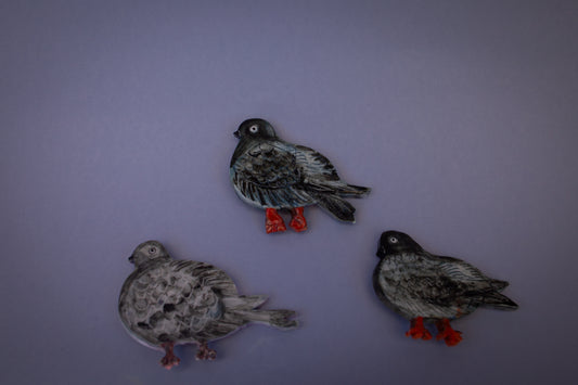 Small Pigeons Wall Hanging Artwork