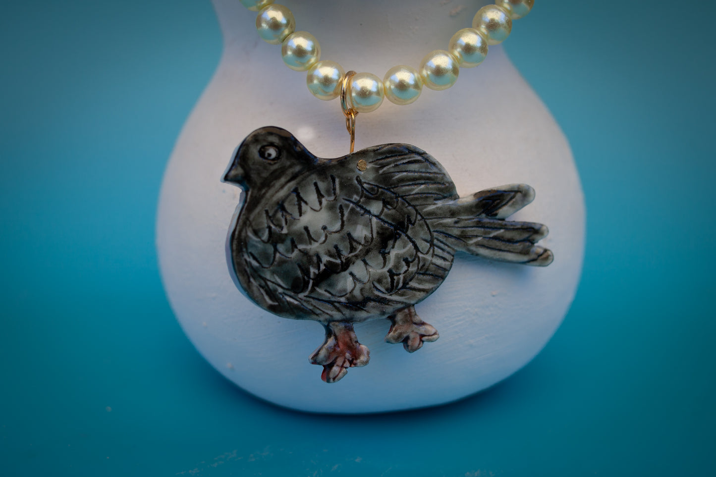 Small Pigeon Pendant