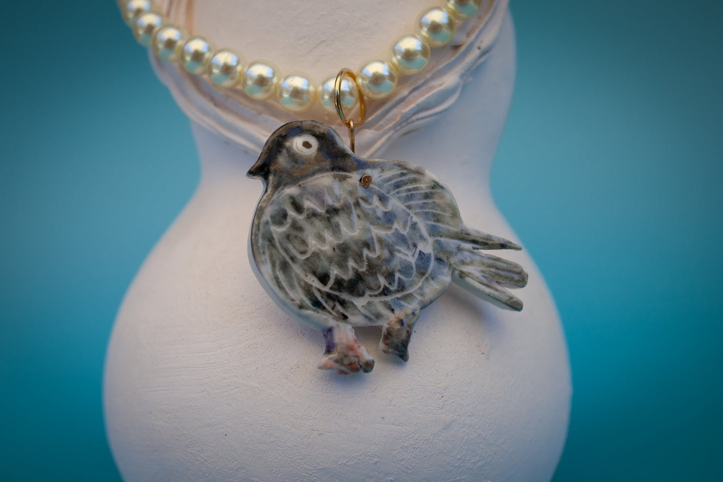 Small Pigeon Pendant